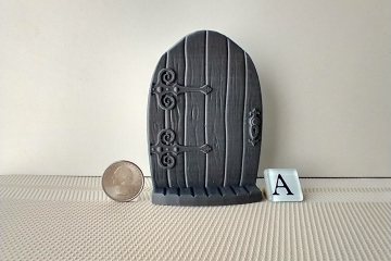 3D printed fairy door in PLA to be finished and decorated REF A