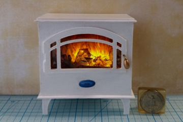 Play scale stove heater fireplace