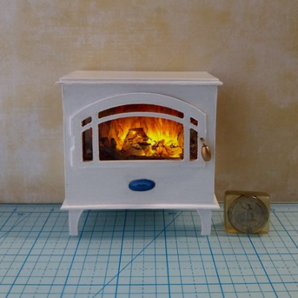 Play scale stove heater fireplace