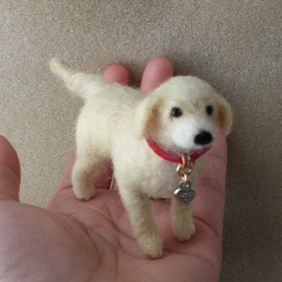 Yellow pup retriever