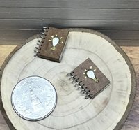 1:12 scale miniature spiral bound sketch book Ideas notebook Desktop accessory Stationery item Price is per unit