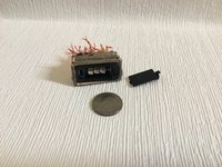 1:12 Dollhouse realistic light up firelogs with flickering flames Battery operated lit logs 1 unit