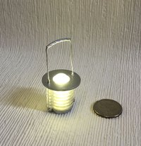 1:12 Dollhouse bugs zapper lantern for outdoor patio porch lawn light Modern LED lantern