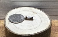 1:12 scale miniature walnut tape dispenser Desktop accessory Stationery item