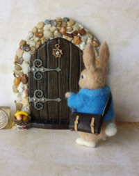 3D printed fairy door in PLA to be painted and decorated REF C