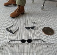 1:6 Play scale miniature sunglasses Cool shades Diorama props Price is for each pair