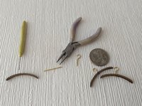 1:12 Dollhouse walnut wood hangers retro style Wood clothes hangers Price varies depending on quantity