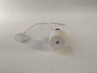 1:12 Dollhouse classic table lamp with deep blue vase lamp post Battery operated dollhouse lamp on external wires