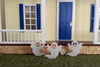 Miniature battery operated happy ghosts for dollhouse or Halloween diorama List price is for one unit