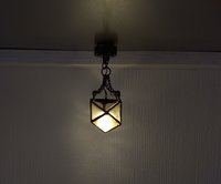 Handcrafted dollhouse lamp