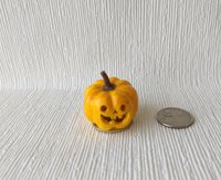 RESERVED Battery operated miniature light up Jack-O-Lantern Pumpkin LED light for Halloween No external wires