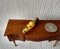 RESERVED 1:12 Dollhouse miniature retro lava lamps (two units) Battery operated LED table lamp MCM style with external wires