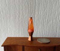 RESERVED 1:12 Dollhouse miniature retro lava lamps (two units) Battery operated LED table lamp MCM style with external wires