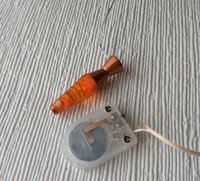 RESERVED 1:12 Dollhouse miniature retro lava lamps (two units) Battery operated LED table lamp MCM style with external wires