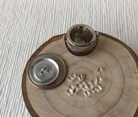 1:12 Dollhosue metal ice bucket with loose ice cubes Bar counter accessory