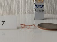 1:12 dollhouse miniature eyeglasses Regular eyeglasses Reading glasses in 12th scale REF #7