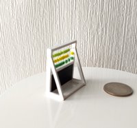 1:12 Dollhouse miniature abacus toy with chalk board Math toy for nursery or kids room