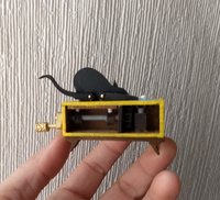 RESERVED Miniature cat and mouse automata toy Cat chasing mouse hand crank toy