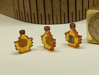 1:12 Dollhouse miniature handcrafted maple syrup in maple leaf shaped bottles Dollhouse fake food Price is for ONE bottle