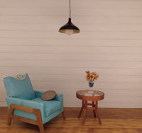 1:12 dollhouse black pendant light Industrial style Farmhouse accent ceiling light Minimalist ceiling light