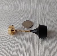 1:12 dollhouse battery operated black pendant light Mid century inspired ceiling light