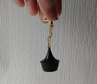 1:12 dollhouse battery operated black pendant light Mid century inspired ceiling light
