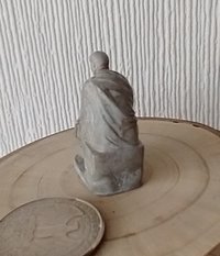 Dollhouse miniature statute The Thinker / Philosopher / Aristotle