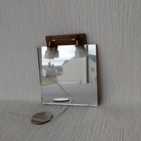 1:12 Dollhouse 2-light bath light fixture Vanity wall mounted mirror lights USE with 12-volt transformer or WIRED dollhouse