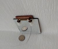 1:12 Dollhouse 2-light bath light fixture Vanity wall mounted mirror lights USE with 12-volt transformer or WIRED dollhouse