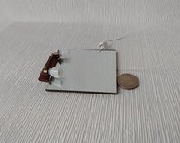 1:12 Dollhouse 2-light bath light fixture Vanity wall mounted mirror lights USE with 12-volt transformer or WIRED dollhouse