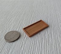 RESERVED 1:12 solid cherry wood tea tray Serving tray Japanese or Chinese tea table accessory
