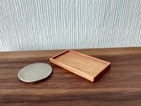 1:12 solid cherry wood tea tray Serving tray Japanese or Chinese tea table accessory
