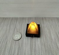 RESERVED Dollhouse miniature Light up Eye of Providence Pyramid Battery operated pyramid light Dollhouse novelty LED light mini home decor