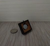 RESERVED Dollhouse miniature Light up Eye of Providence Pyramid Battery operated pyramid light Dollhouse novelty LED light mini home decor