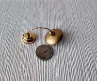 1:12 dollhouse battery operated space age inspired ceiling light Mid-century style pendant light