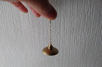 1:12 dollhouse battery operated space age inspired ceiling light Mid-century style pendant light