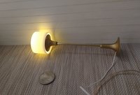 RESERVED 1:12 dollhouse miniature tulip based floor lamp MCM style floor lamp