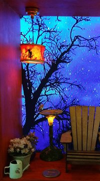 RESERVED 1:12 Dollhouse red lantern pendant light Battery operated Asian themed hanging or pendant light