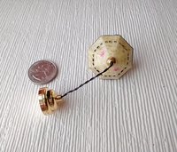 RESERVED 1:12 Dollhouse Asian themed cream white lantern light Battery operated hanging or pendant light