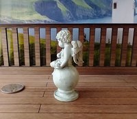 1:12 or 1:24 Dollhouse miniature faux stone garden angel with fine details Resin garden angel statute 3D printed in resin