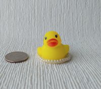 Charity sale item Battery operated yellow rubber duck lamp LED light Rubber duckie lamp for kids room 1:12 or play scale for you to decide