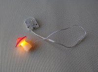 1:12 Dollhouse battery operated toadstool table lamp Kids lamp Novelty lamp Red mushroom lamp