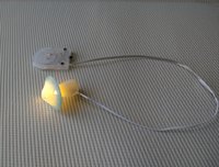 1:12 Dollhouse battery operated toadstool table lamp Kids lamp Novelty lamp Blue mushroom lamp