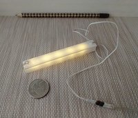 1:12 Dollhouse shop ceiling light Battery operated workshop light with extra long wires