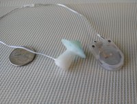 RESERVED 1:12 Dollhouse battery operated toadstool table lamp Kids lamp Novelty lamp Blue mushroom lamp