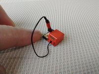 1:12 dollhouse miniature soldering iron with stand and faux digital display station (NON-working) REF Orange