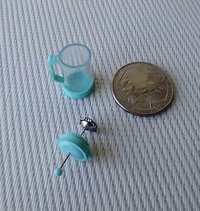 1:12 Dollhouse miniature French press coffee pot Miniature cafetiere REF Mint