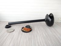 1:12 Dollhouse miniature hanging modern fireplace with battery operated flickering insert REF Black