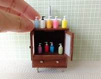 1:12 Dollhouse miniature hand soap or hand lotion Price is for EACH unit REF Pearl white