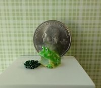1:12 Dollhouse miniature kitchen frog scrubby holder or sponge holder